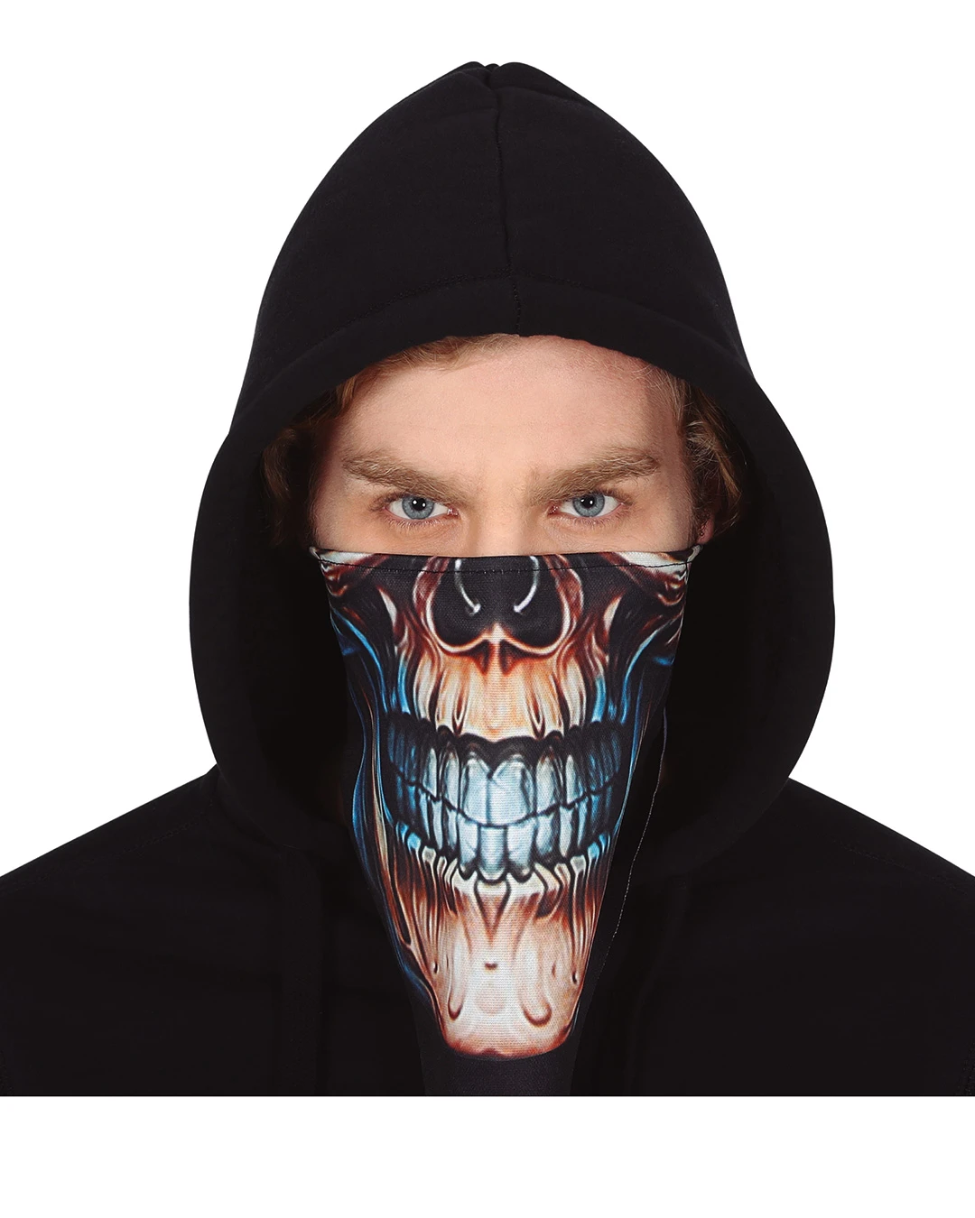 Totenkopf Tuch Mit Klettverschluß 1 Totenkopf Tuch Mit Klettverschluß