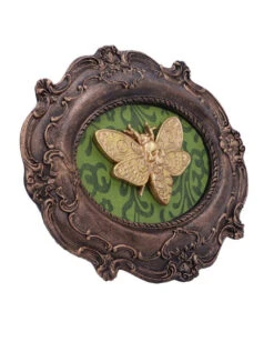 Totenkopfschwärmer Motte Wandbild -Schattenfest Verkäufe totenkopfschwaermer motte wandbild atropos macabre moth wall plaque gothic deko 50334 03