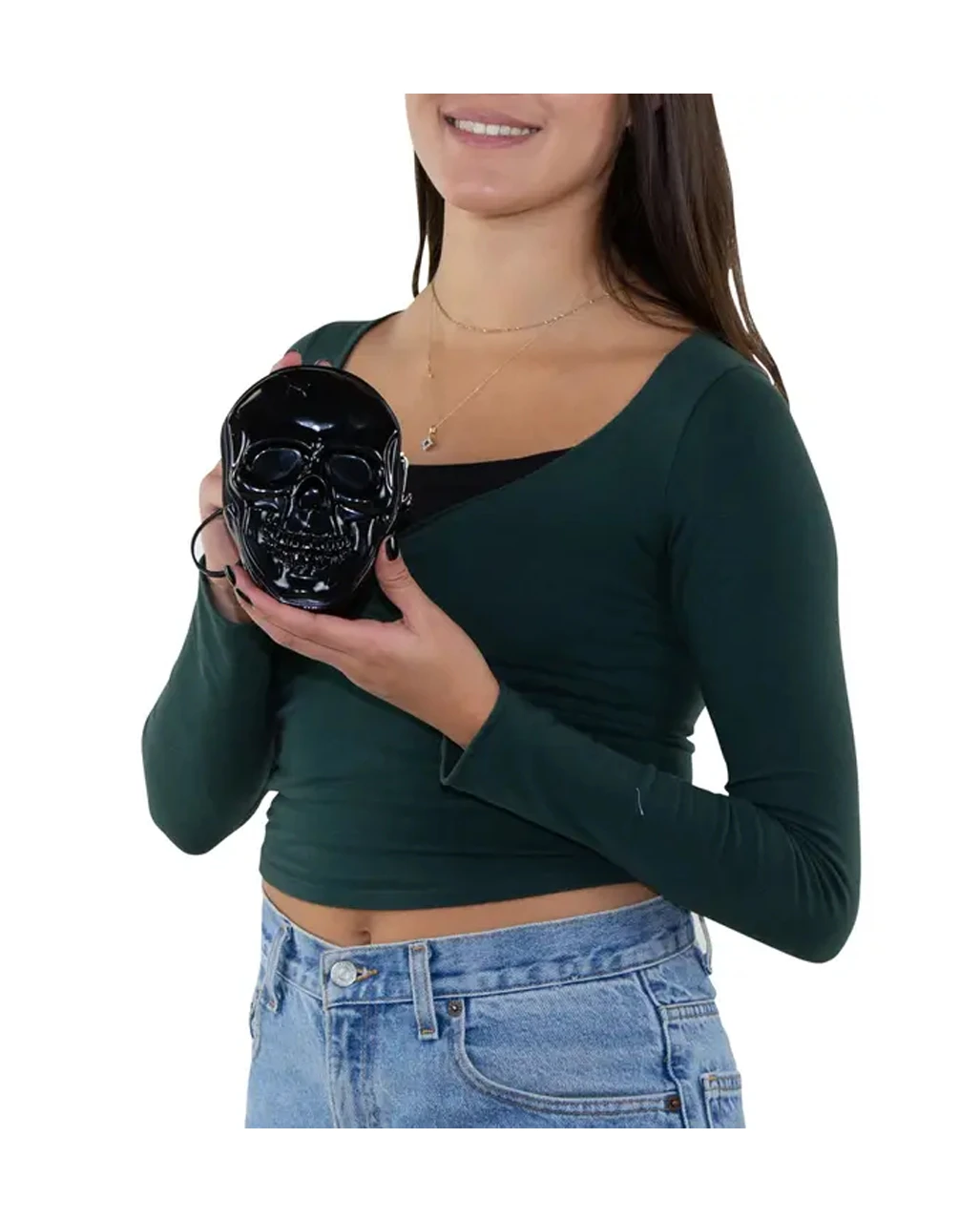 Totenschädel Clutch Vinyl 3 Totenschädel Clutch Vinyl – Bild 3