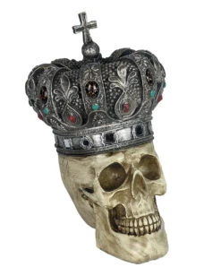Totenschädel Mit Königskrone 25cm