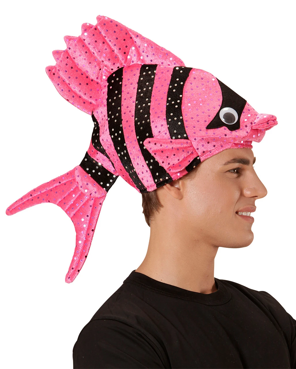 Tropischer Fischhut Pink 3 Tropischer Fischhut Pink – Bild 3