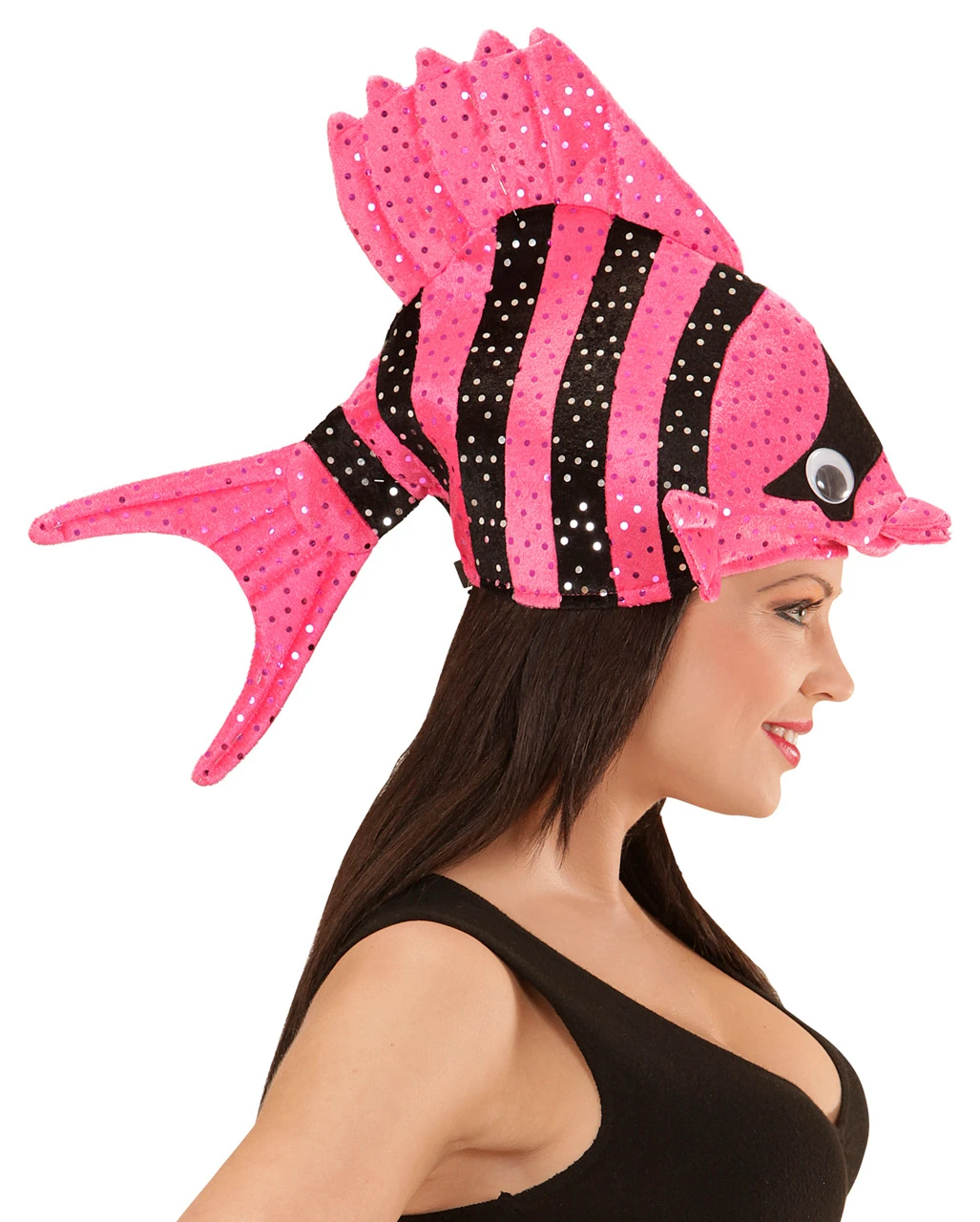 Tropischer Fischhut Pink 5 Tropischer Fischhut Pink – Bild 5