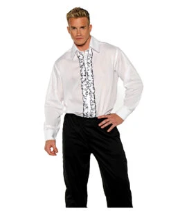 Tuxedo Kostüm Hemd Weiß