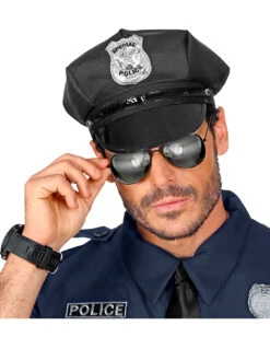 Verspiegelte Polizei Und Piloten Brille -Schattenfest Verkäufe verspiegelte polizeibrille verspiegelte pilotenbrille kostuembrille cop glasses 15839 003