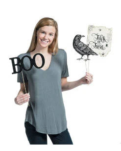 Vintage Halloween Photo Sticks 12 St. 3 Vintage Halloween Photo Sticks 12 St. -Schattenfest Verkäufe vintage halloween photo sticks vintage halloween foto sticks partyzubehoer 51506 02