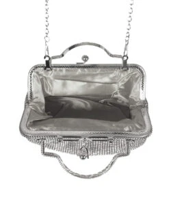 Vintage Handtasche Silber Mit Strass 5 Vintage Handtasche Silber Mit Strass -Schattenfest Verkäufe vintage handtasche mit strass silber disco tasche glamour clutch jewellery bag silver bild3 24091