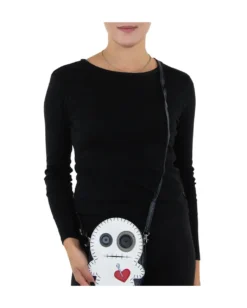 Voodoo Puppe Umhängetasche Vinyl -Schattenfest Verkäufe voodoo puppe umhaengetasche vinyl halloween handtasche voodoo doll bag 37578 3