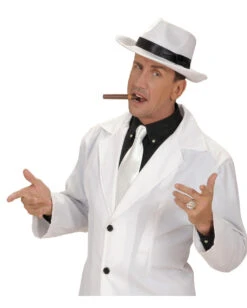 Weiße Krawatte Aus Satin -Schattenfest Verkäufe weisse krawatte kostuemzubehoer weisser schlips kostuem accessoire 20er jahre krawatte 29352 3