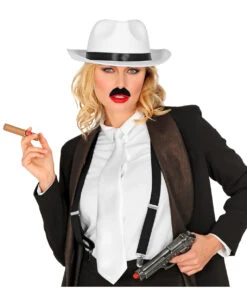 Weiße Krawatte Aus Satin -Schattenfest Verkäufe weisse krawatte kostuemzubehoer weisser schlips kostuem accessoire 20er jahre krawatte 29352 41