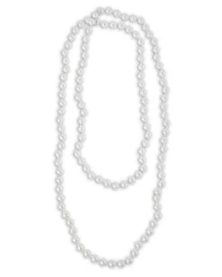 Weiße Perlenkette