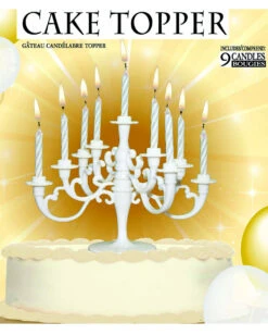 Weißer Kerzenständer Für Kuchen & Torten