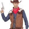 Cowboy Weste Wildleder-Look
