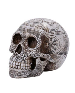 Wikinger Totenkopf Mit Tribals