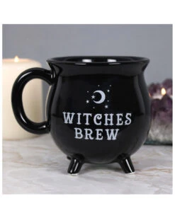 Witches Brew Hexenkessel Kaffeebecher -Schattenfest Verkäufe witches brew hexenkessel kaffeebecher witches brew cauldron mug halloween tischdeko 50806 03