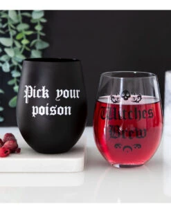 Witches Brew Weinglas 8 Witches Brew Weinglas -Schattenfest Verkäufe witches brew weinglas witches brew wine glass halloween homeware gothic homeware 53393 04
