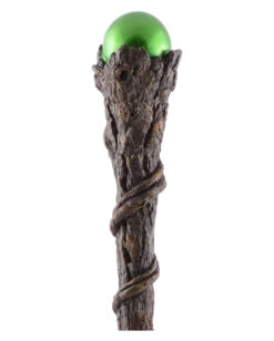 Zauberstab Arboris Mit Grüner Kugel -Schattenfest Verkäufe zauberstab arboris mit gruener kugel magic wand with green orb kostuemzubehoer 38922 03