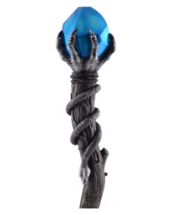 Zauberstab Serpenta Mit Blauem Stein 5 Zauberstab Serpenta Mit Blauem Stein -Schattenfest Verkäufe zauberstab serpenta mit blauem stein magic wand serpenta with blue stone cosplay kostuemzubehoer 38923 03