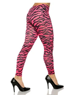 Zebra Kostüm Leggings Pink