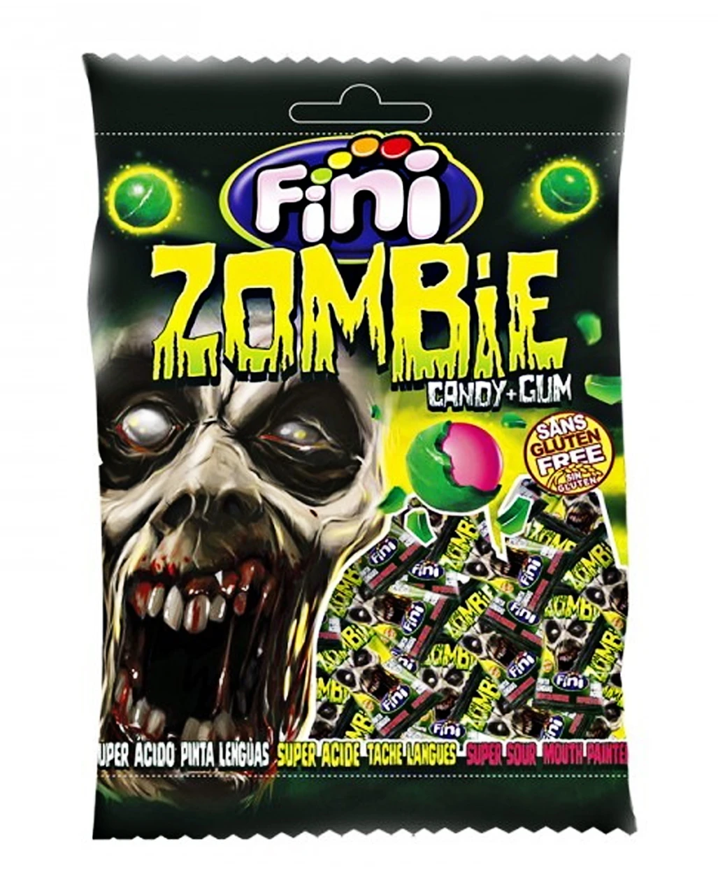 Zombie Bonbons Mit Kaugummi 80g 1 Zombie Bonbons Mit Kaugummi 80g