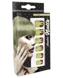 Zombie Fingernägel 12 St. 5 Zombie Fingernägel 12 St. -Schattenfest Verkäufe zombie fingernaegel selbstklebend zombie fingernails self adhesiv halloween fingernaegel 36689 03 1
