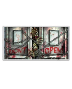 Zombie Banner "Don't Open"