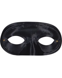 Zorro Maske Schwarz Runde Form