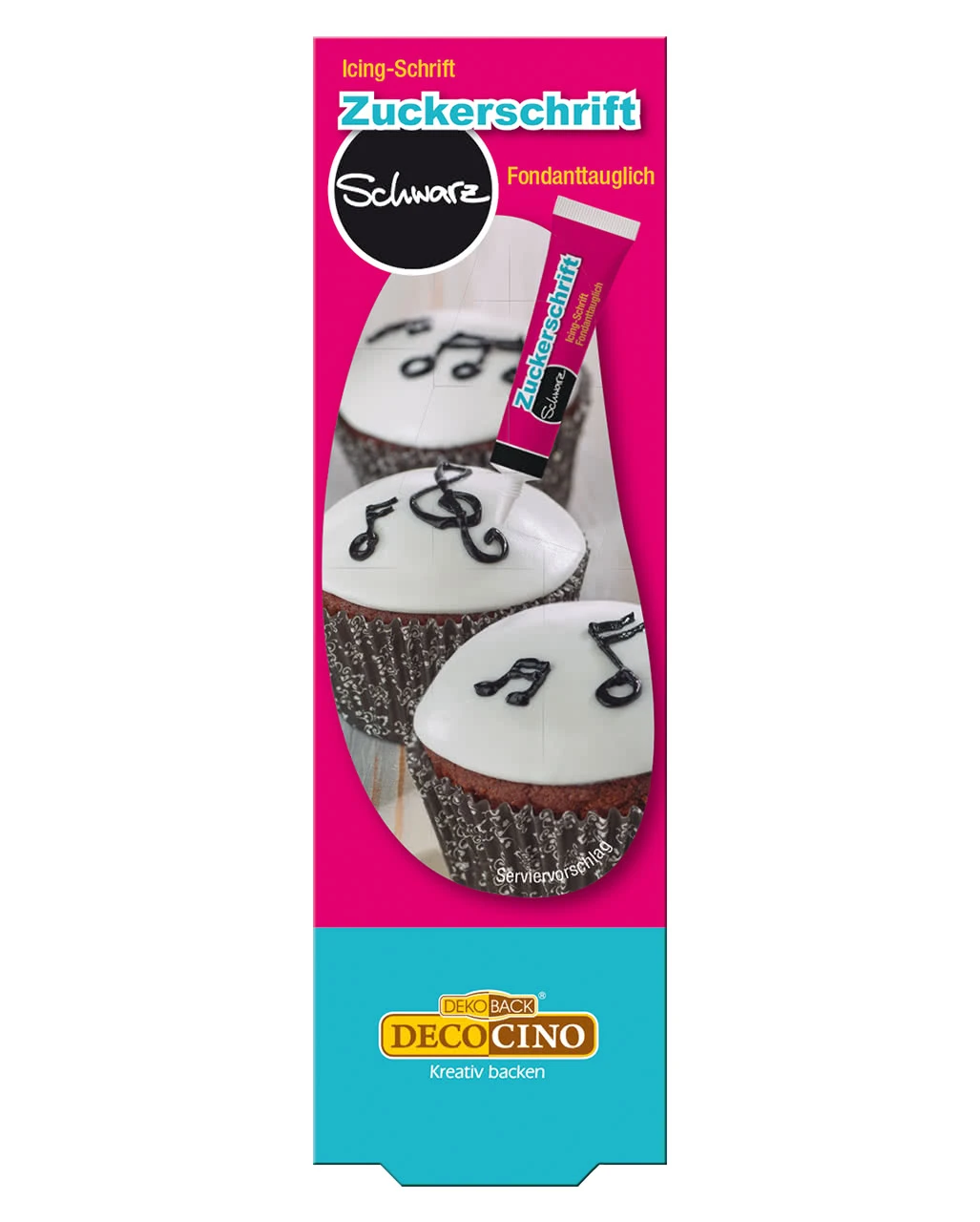 Zuckerschrift Schwarz 18 G