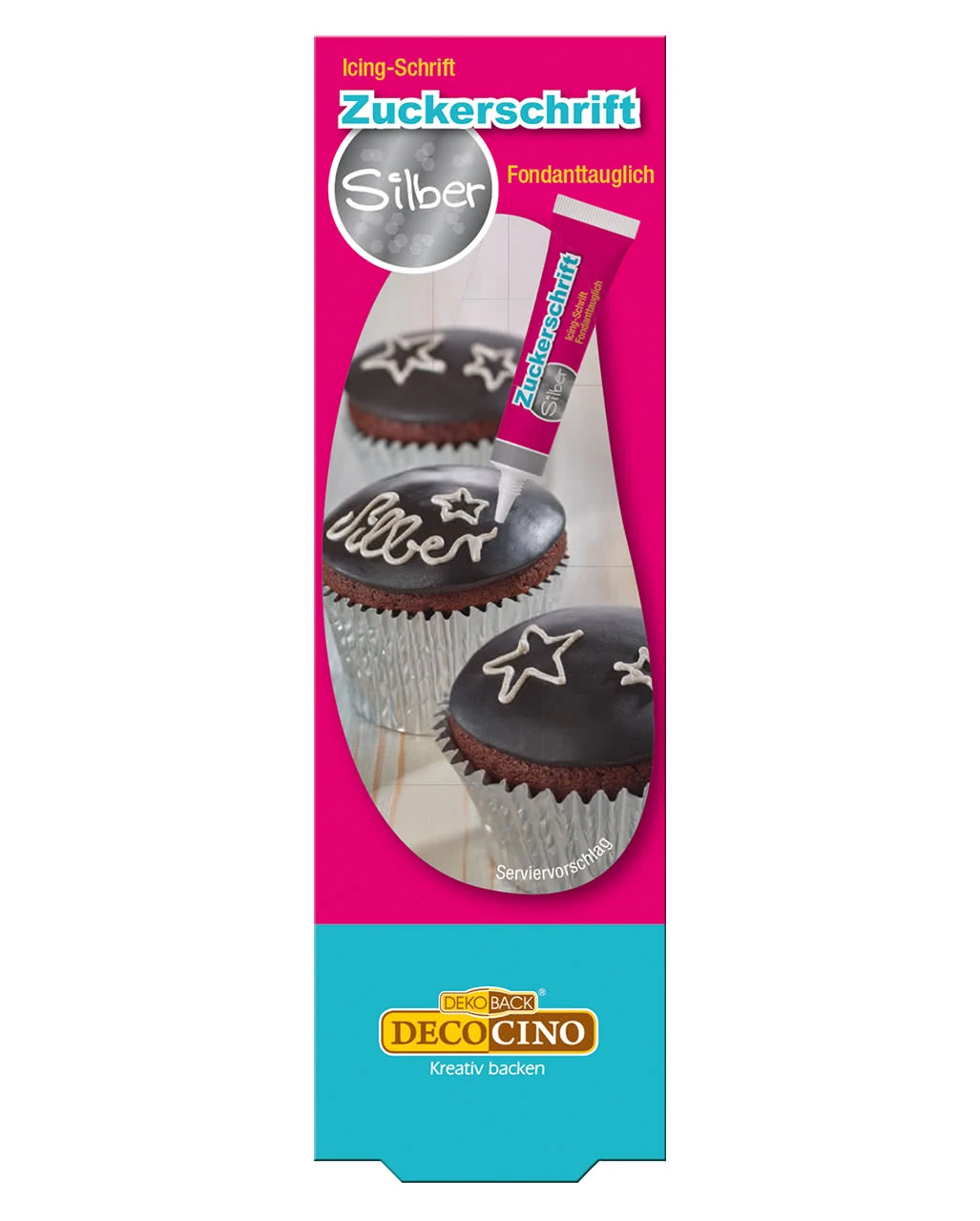 Zuckerschrift Silber 18 G